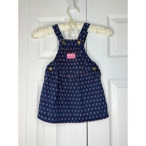 OshKosh B'gosh Navy Floral Overall Dress for Kids